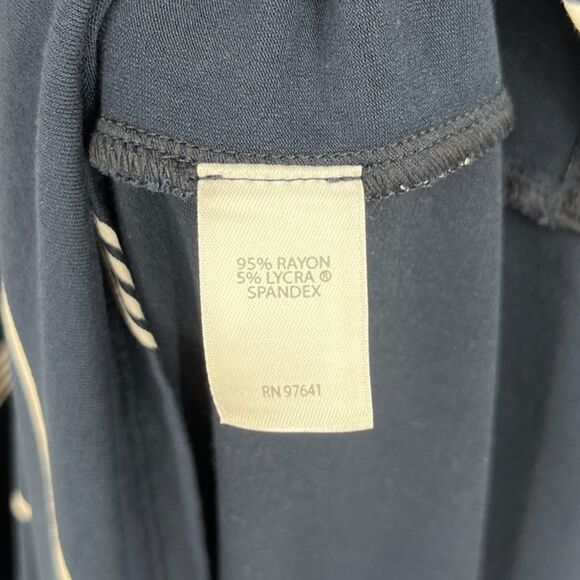 J. Jill Wearever Collection Diagonal Stripe Jersey Knit Midi Dress, Size Small - Picture 9 of 9